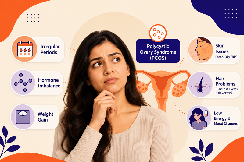 PCOS Symptoms: What PCOS Does to Your Body, Hormones, Skin, Hair and Weight