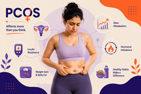 PCOS Weight Gain and Belly Fat: Insulin Resistance, Metabolism and Weight Loss Basics