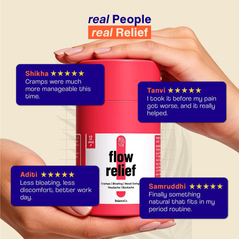 Flow Relief | For PMS & Menstrual Discomfort