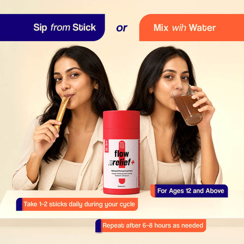 Flow Relief+ | For PMS & Menstrual Discomfort